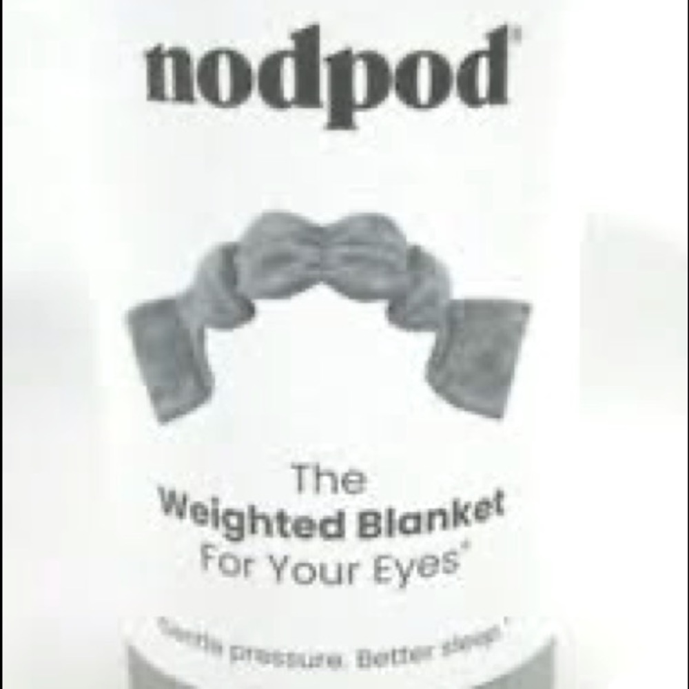 Nodpod Weighted Sleep Eye Mask - Gray